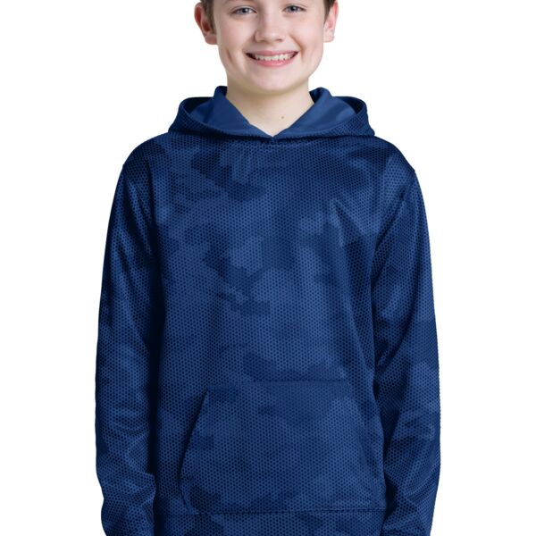 Youth Sport Wick ® CamoHex Fleece Hooded Pullover Thumbnail