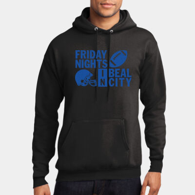 Friday Nights in BC - Core Fleece Pullover Hooded Sweatshirt Thumbnail