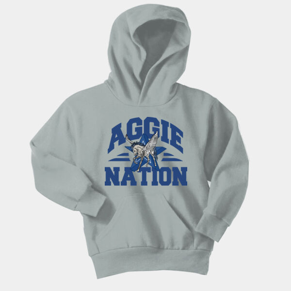 Aggie Nation - Youth Core Fleece Pullover Hooded Sweatshirt Thumbnail