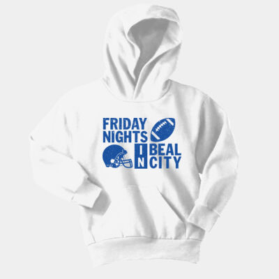 Friday Nights in BC - Youth Core Fleece Pullover Hooded Sweatshirt Thumbnail