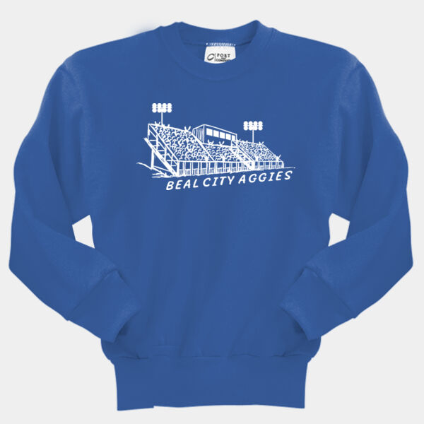 Aggie Bleachers - Youth Core Fleece Crewneck Sweatshirt Thumbnail