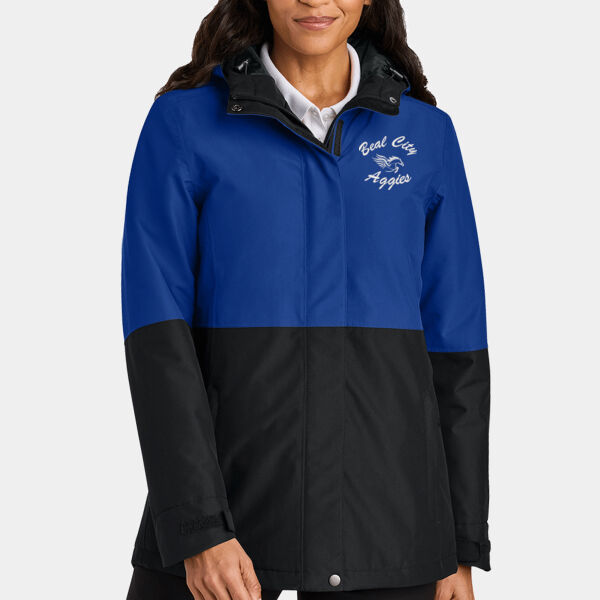 Beal City Aggies Embroidered - Women's Insulated Heavy Ripstop Jacket Thumbnail