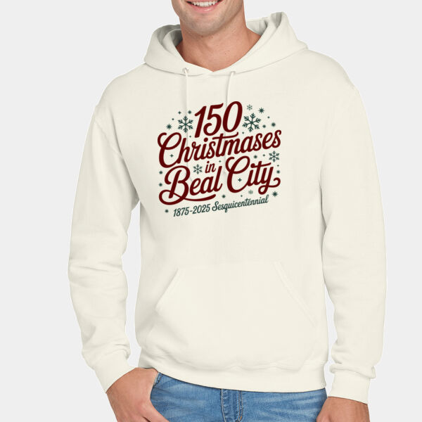 BC 150th Christmas - NuBlend ® Pullover Hooded Sweatshirt Thumbnail