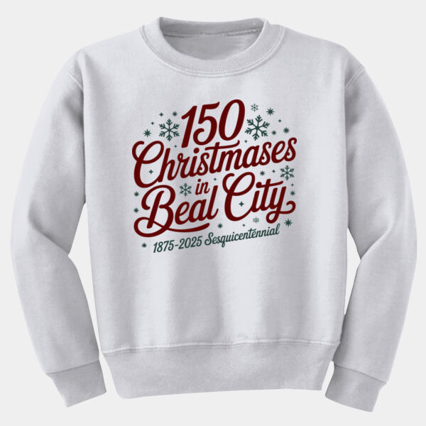BC 150th Christmas - Youth NuBlend ® Crewneck Sweatshirt Thumbnail